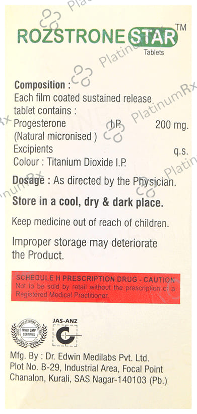 Rozstrone Star Tablet SR 10s