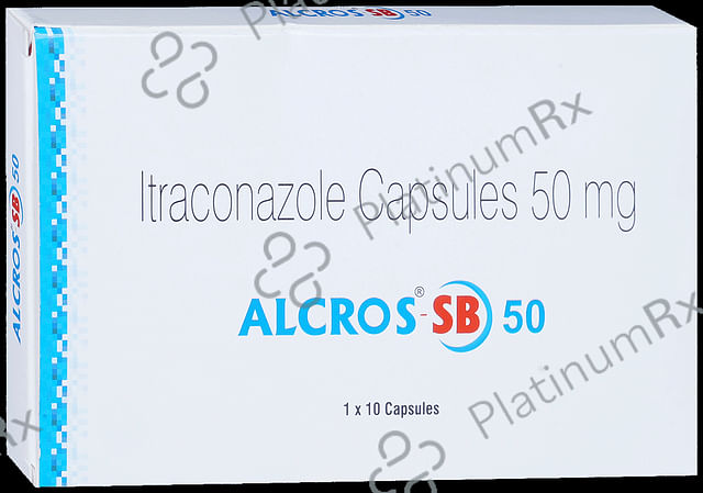 Alcros SB 50mg Capsule 10s