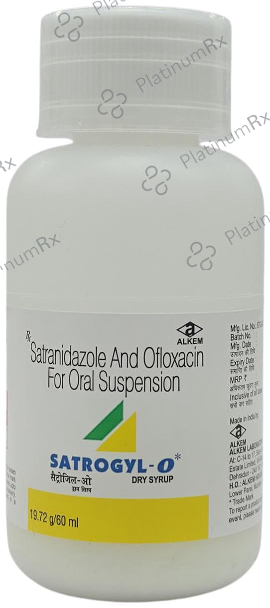 Satrogyl O 50/75mg Dry Syrup 60ml