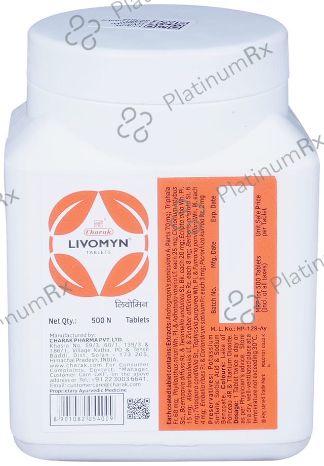 Charak Livomyn Tablet 500s