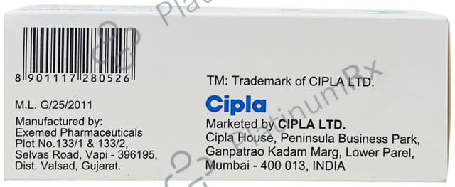 Cipvildin 50mg Tablet 15s