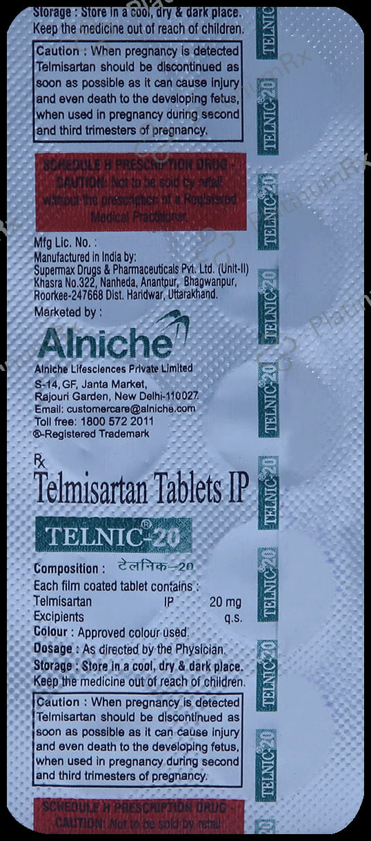 Telnic 20mg Tablet