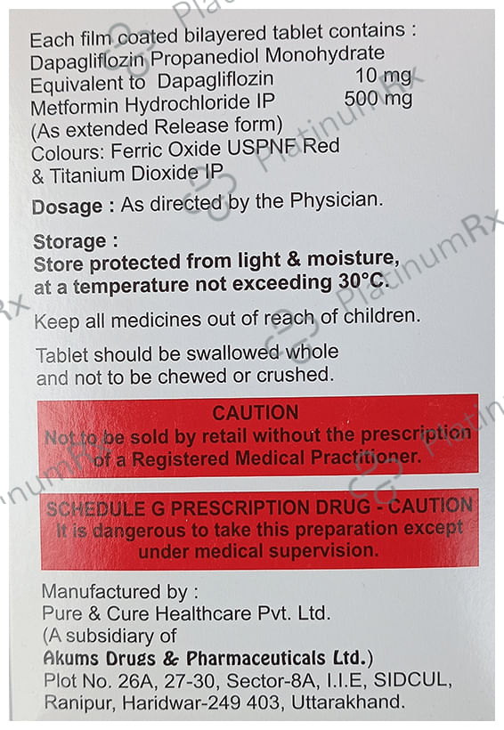 Jusdap-M 500 Tablet ER