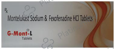 G Mont L 120/10mg Tablet 10s