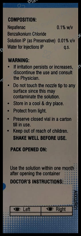 Nepaze Ophthalmic Suspension