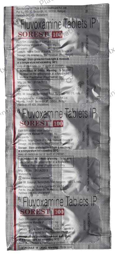 Sorest 100mg Tablet 10s