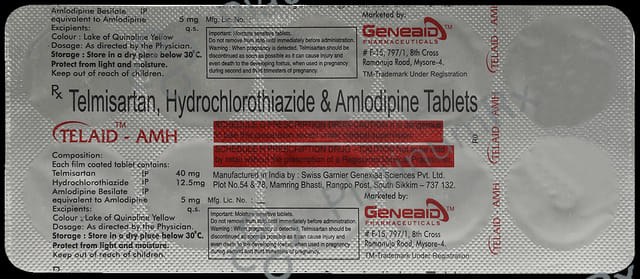 Telaid AMH 40mg Tablet 10s