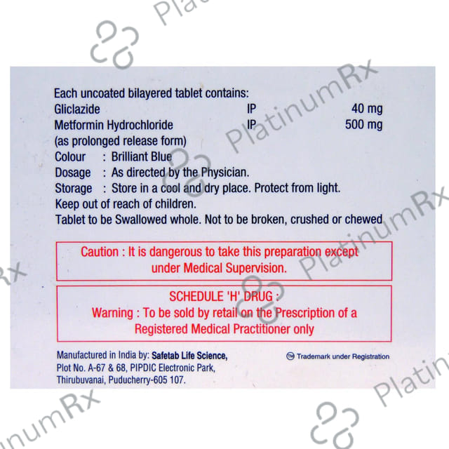 Prizide M 40/500mg Tablet 10s