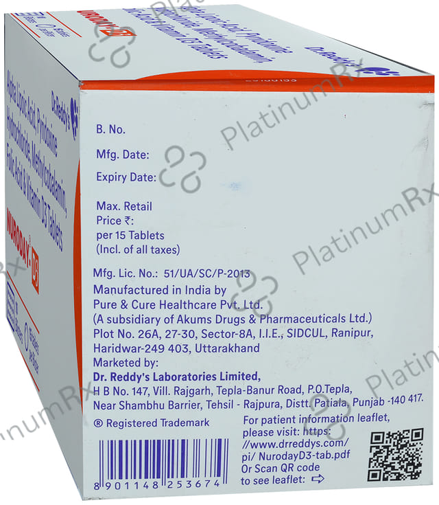 Nuroday D3 Tablet 15s