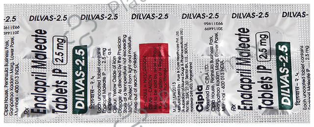 Dilvas 2.5mg Tablet 10s