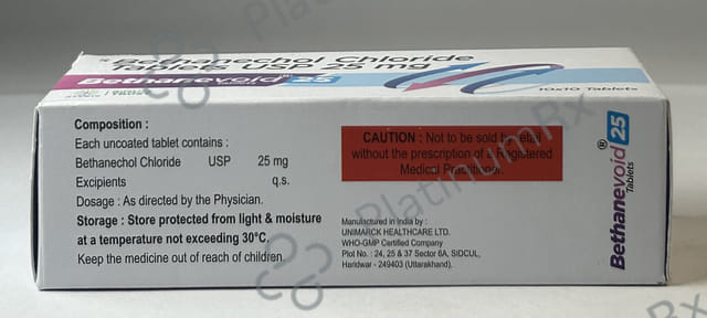 Bethanevoid 25mg Tablet 10s