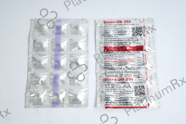 Divaa OD 250 Tablet ER 15s