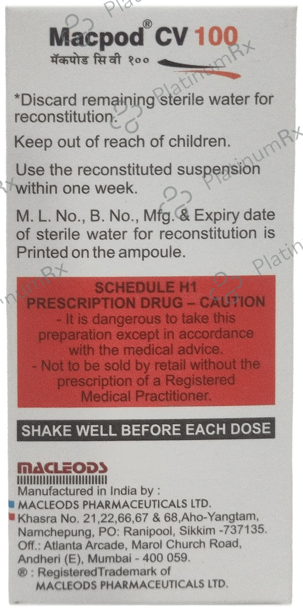Macpod CV Oral Suspension