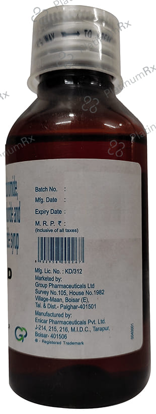 Sudin D 10/8mg Syrup 100ml