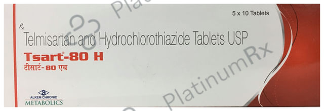 Tsart 80H 80/12.5mg Tablet 10s