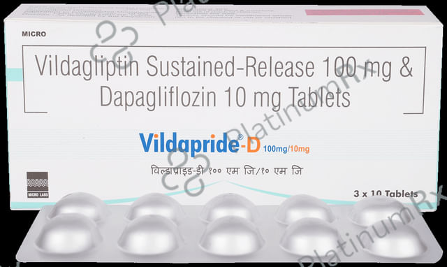 Vildapride D 10/100mg Tablet 10s