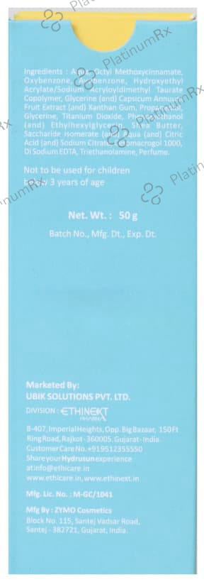 HydraSun Moisturising SPF 30 Sunscreen Cream 50gm