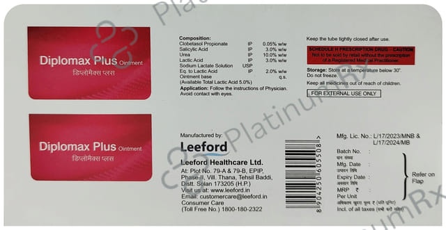 Diplomax Plus Ointment 30gm