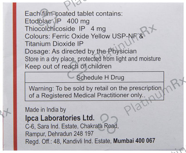 Etova MR 400/4mg Tablet 10s