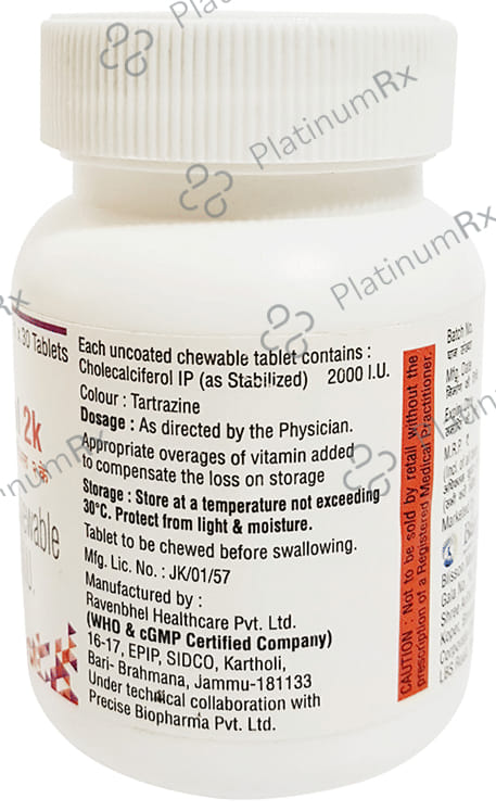 Dsential 2000IU Chewable Tablet 30s