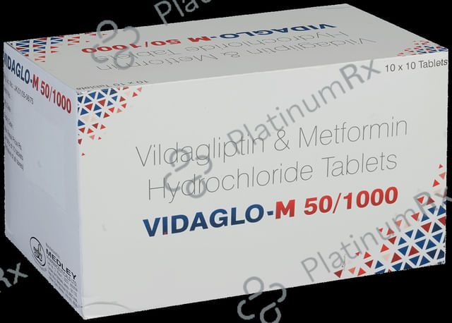 Vidaglo M 50/1000mg Tablet 10s