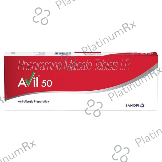 Avil 50mg Tablet 15s