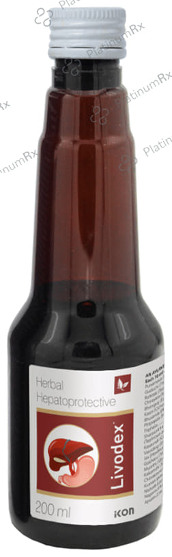 Livodex Herbal Hepatoprotective Syrup (200ml Each) 1 Bottle