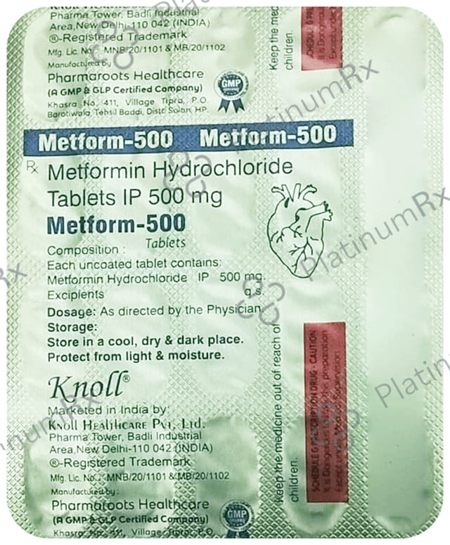Metform 500mg Tablet