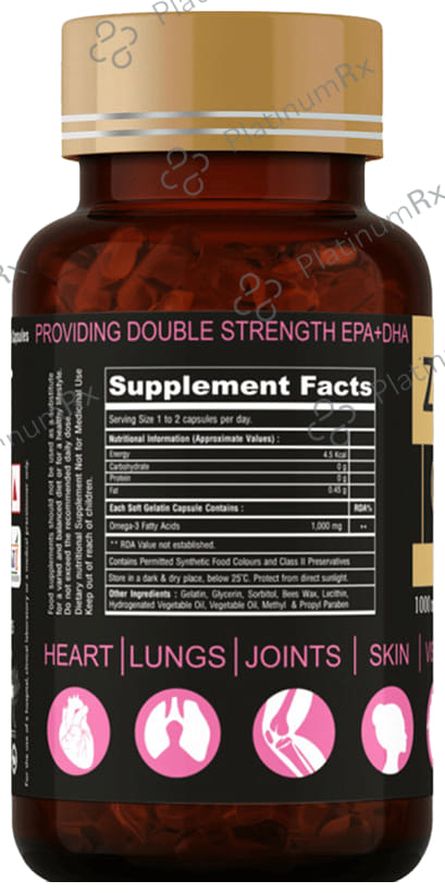 Zeelab Omega 3 Fish Oil Softgel Capsule 60s