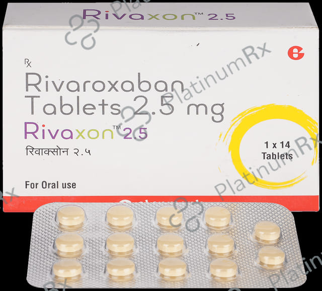 Rivaxon 2.5mg Tablet 14s