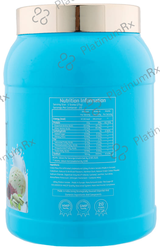 Myfitness iWhey - H2O Powder Kesar Pista Kulfi 500 gm