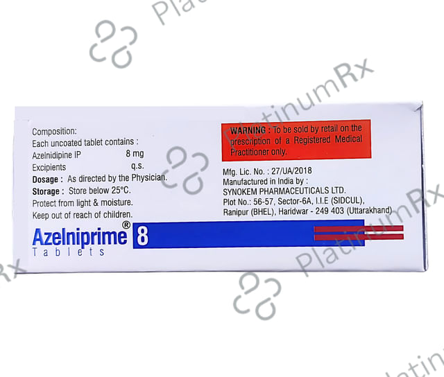 Azelniprime 8mg Tablet 10s