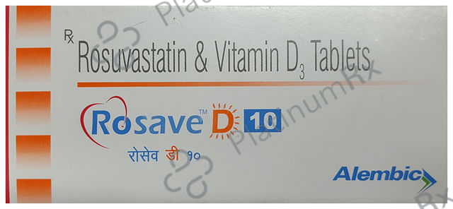 Rosave D 10 10mg/1000IU Tablet 10s