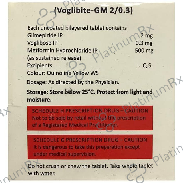 Voglibite GM 2/0.3mg Tablet SR 10s
