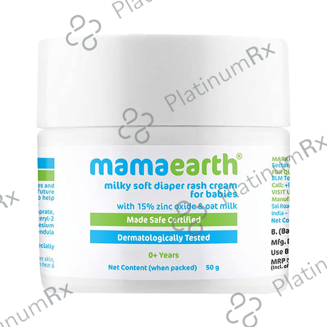 Mamaearth Baby Milky Soft Diaper Rash Cream 50gm