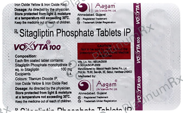 Voxyta 100mg Tablet 15s