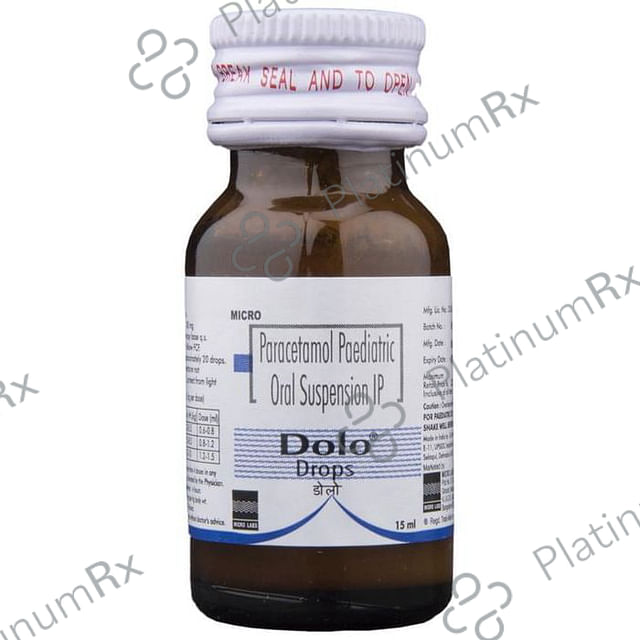 Dolo 100mg Oral Suspension 15ml