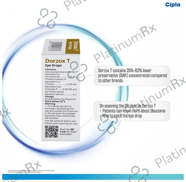 Dorzox T Eye Drop 5ml