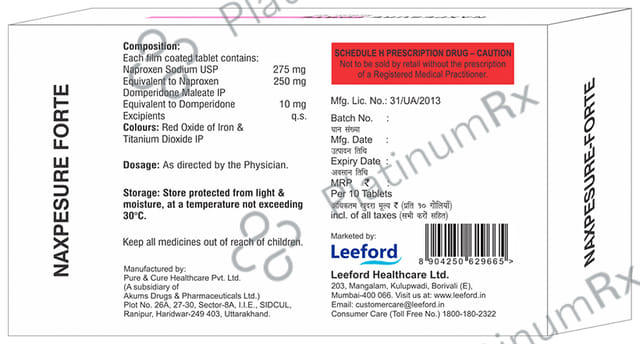 Naxpesure Forte Tablet