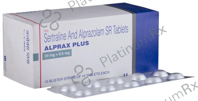 Alprax Plus 0.5/25mg Tablet SR 10s