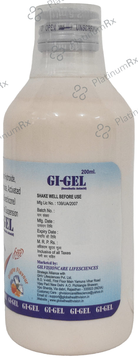 GI Gel Orange Oral Suspension 200ml