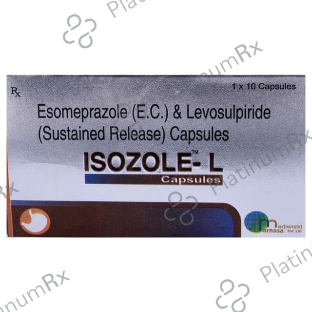 Isozole L 40/75mg Capsule SR 10s