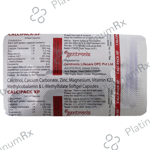 Calcipack XP Softgel Capsule 10s