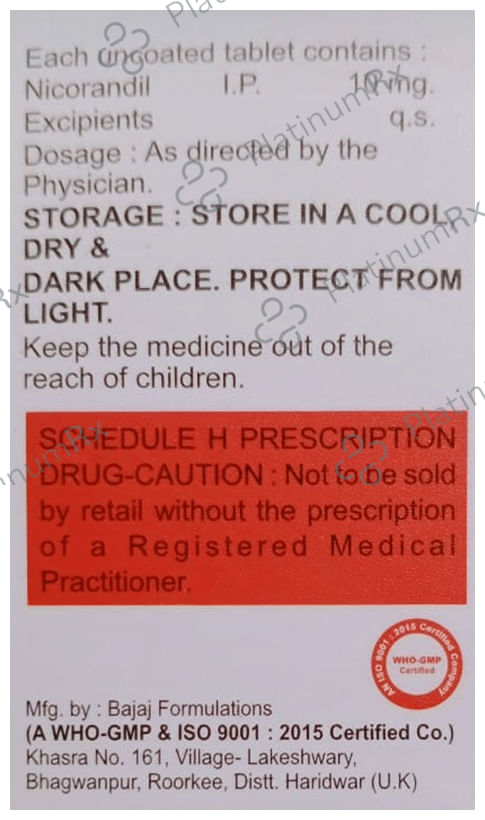 Nicsure 10 Tablet