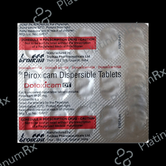 Doloxicam DT 20mg Tablet 15s