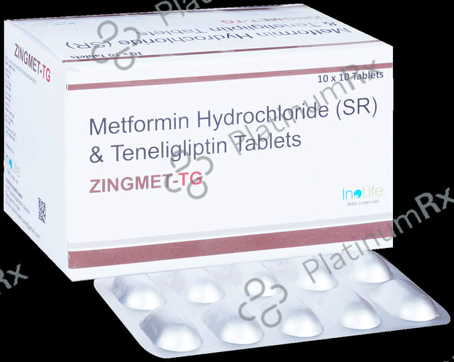 Zingmet TG 500/20mg Tablet SR 10s