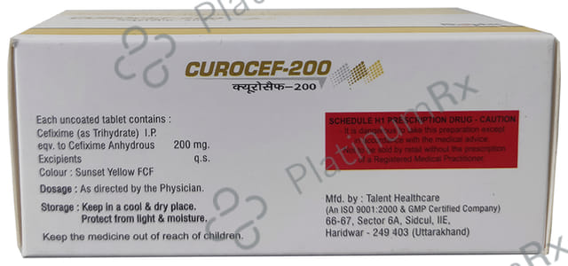 Curocef 200 Tablet