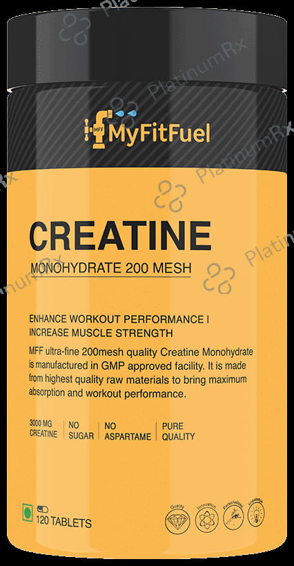 MyFitFuel Creatine Monohydrate 200 Mesh 3000mg Tablet 120 tablets