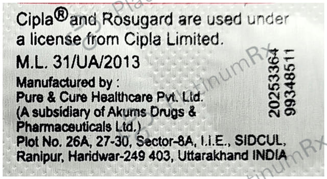 Rosugard 10mg Tablet 10s