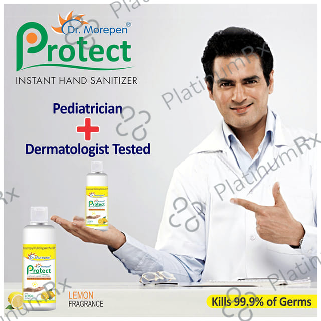 Dr. Morepen Protect Instant Hand Sanitizer Lemon 500 Sanitizer